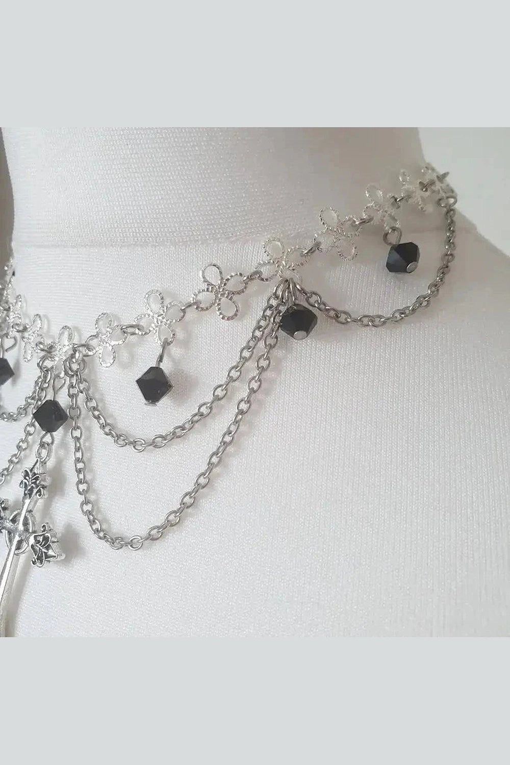 Y2k Cross Princess Gothic Rosary