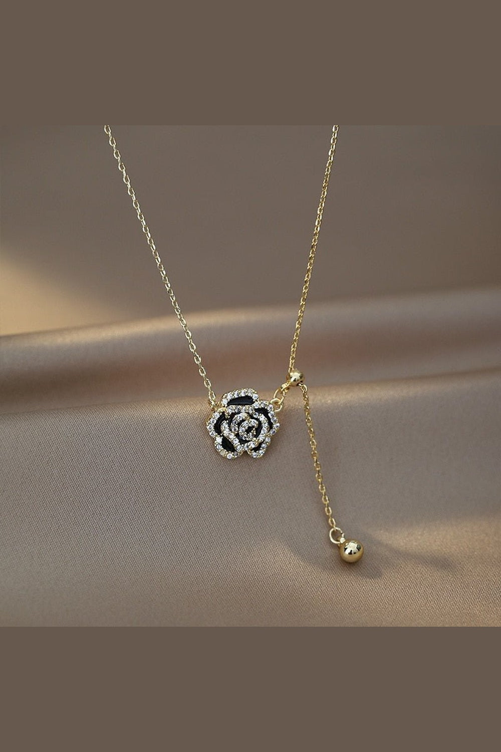 Y2k Crystal Heart Goth Alt Necklace