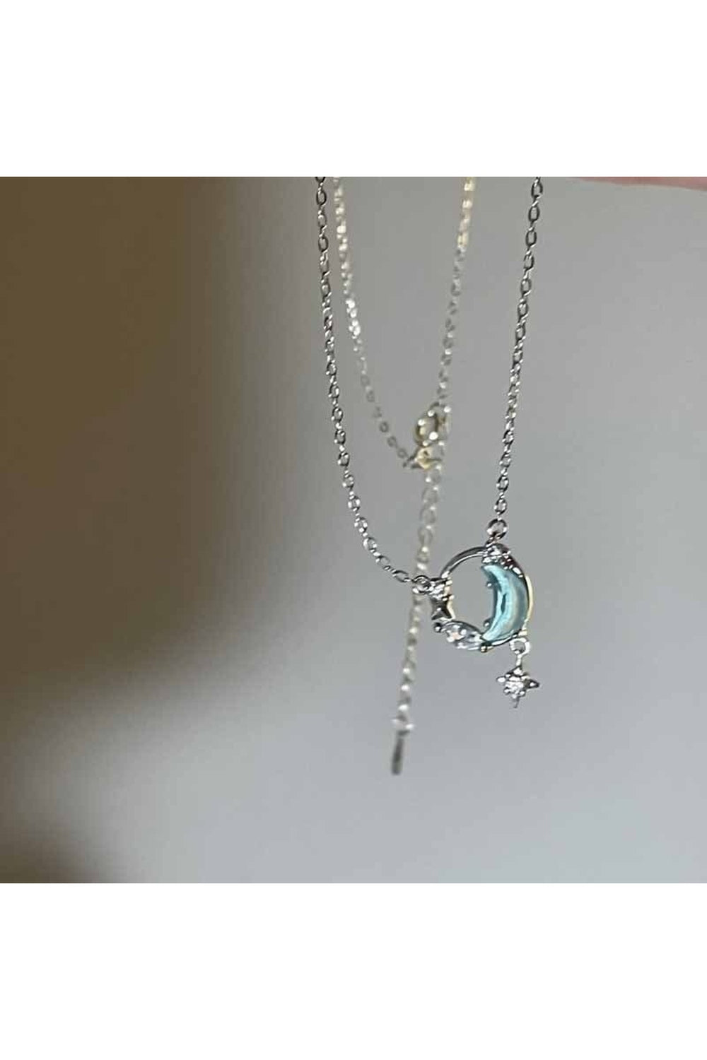 Y2k Crystal Heart Goth Alt Necklace