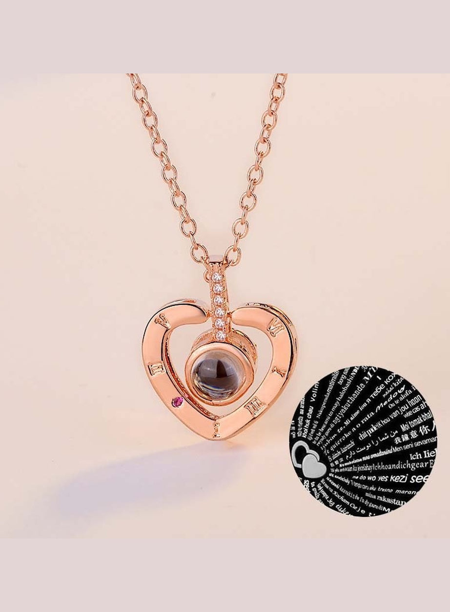 Y2k Crystal Heart Goth Alt Necklace