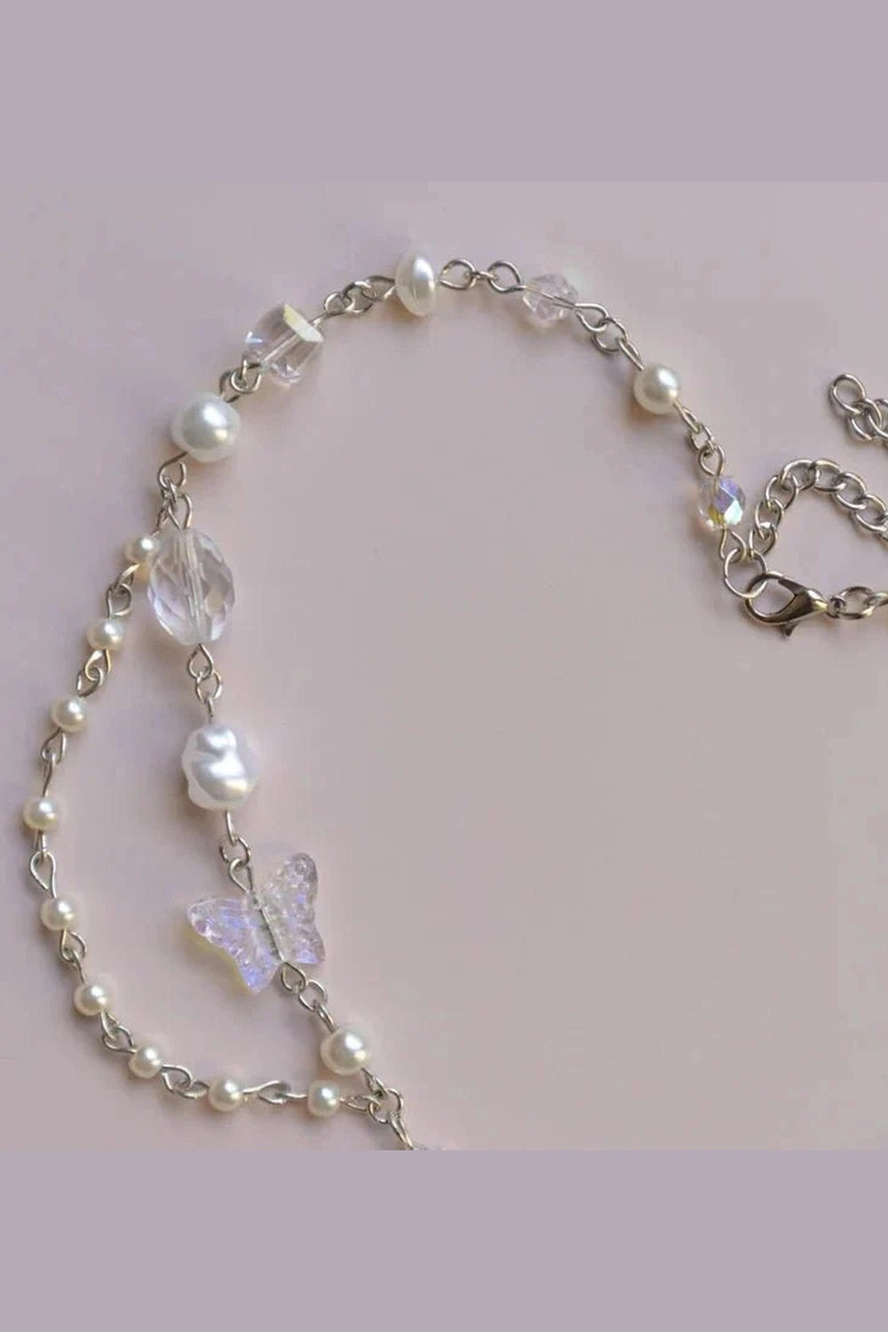 Y2k Crystal Phoenix Pendant Necklace