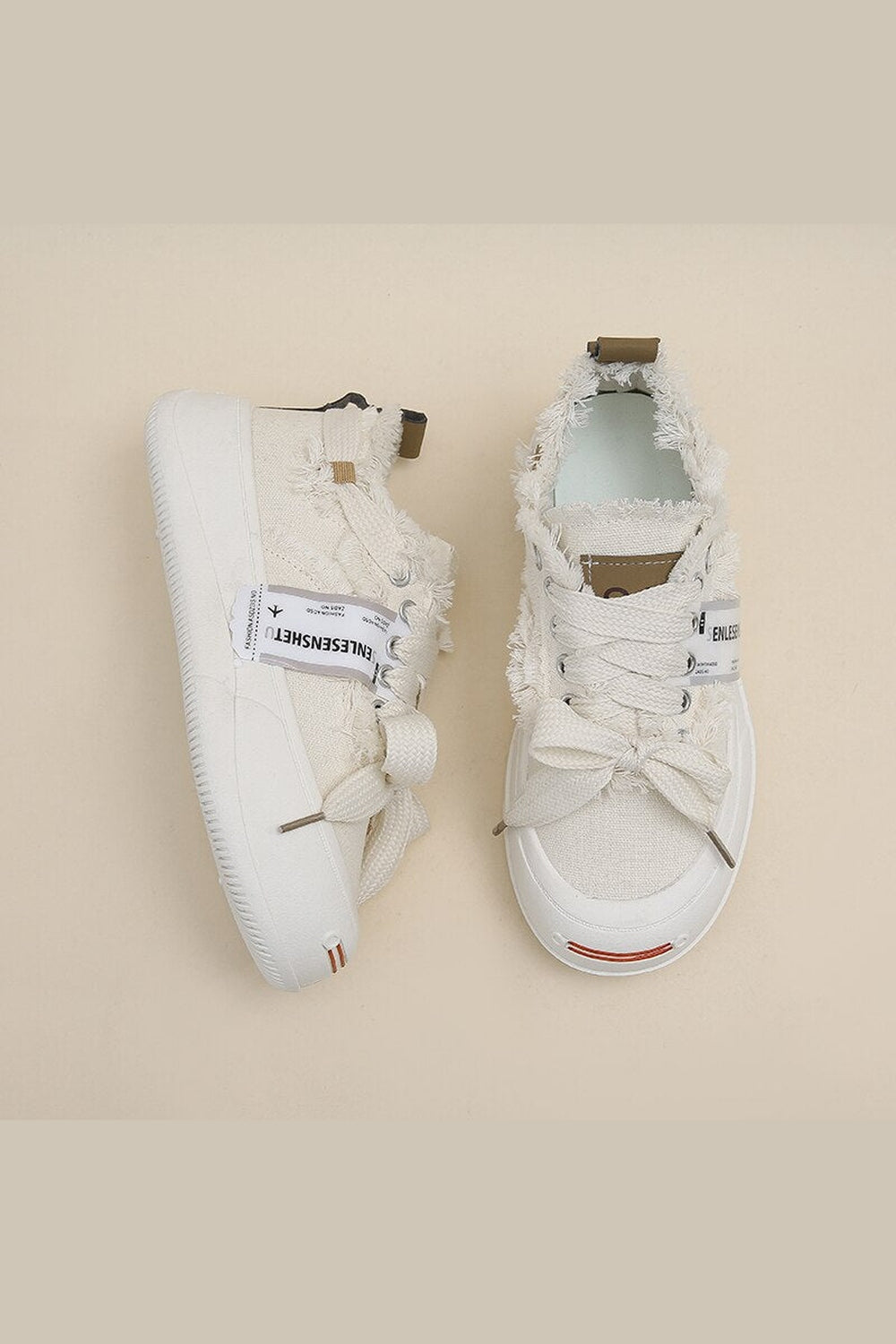 Y2k Cut Casual Canvas Shoes