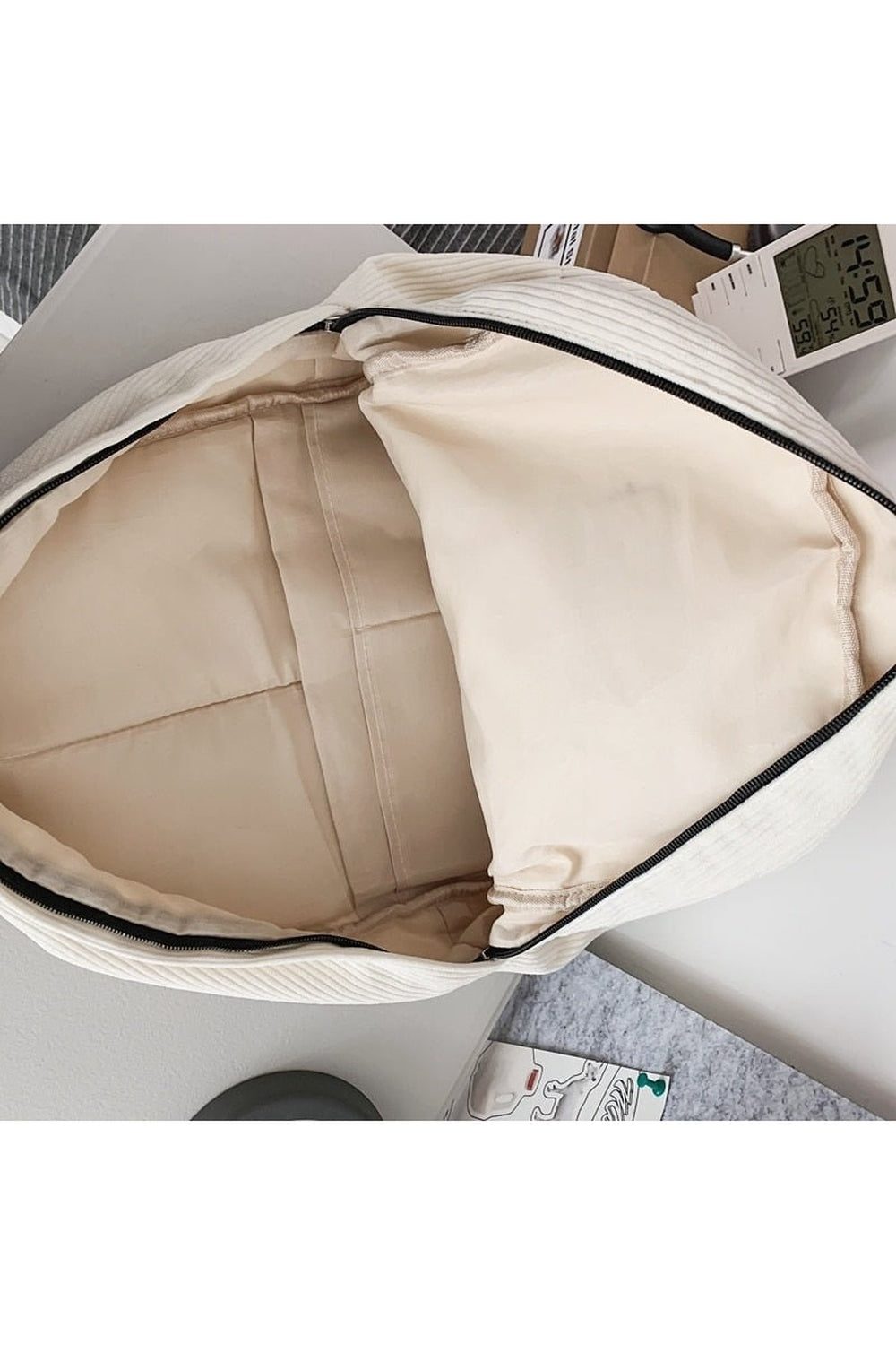 Y2k Cute Corduroy Preppy Backpack