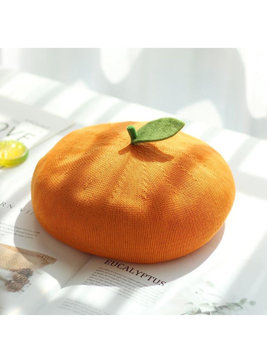 Y2k Cute Fruit Painter Beret