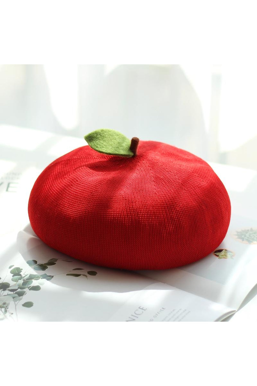 Y2k Cute Fruit Painter Beret