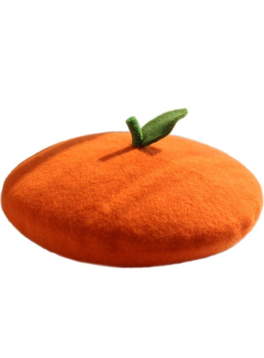 Y2k Cute Fruit Painter Beret