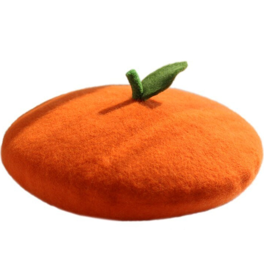 Y2k Cute Fruit Painter Beret