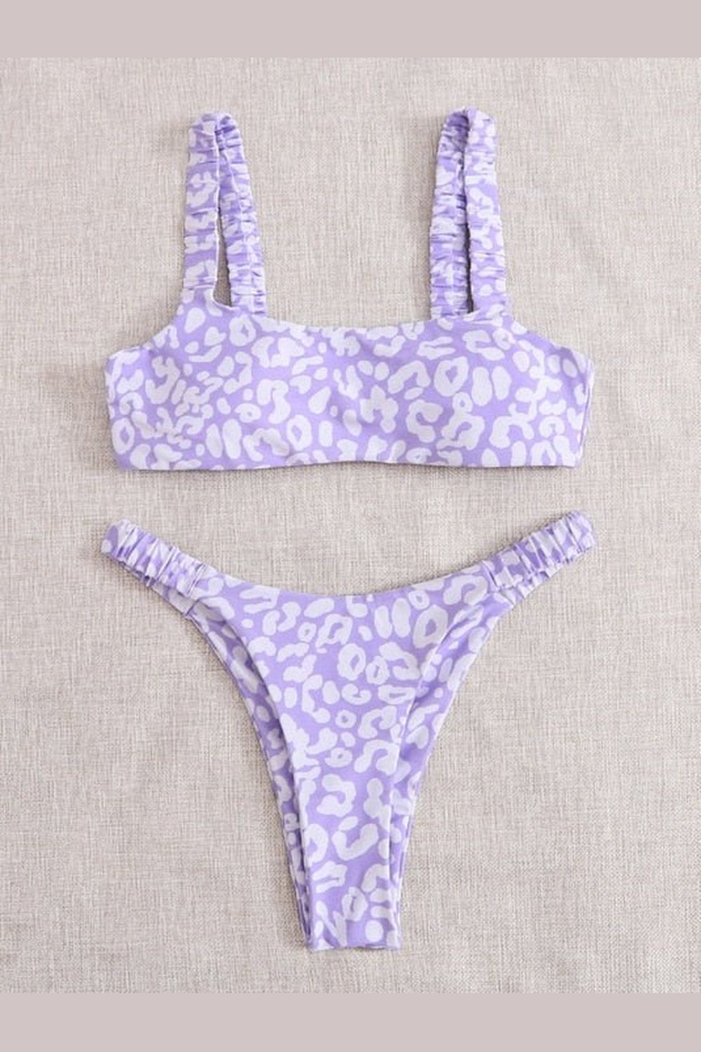 Y2k Cute Leopard Aesthetic Swimsuit