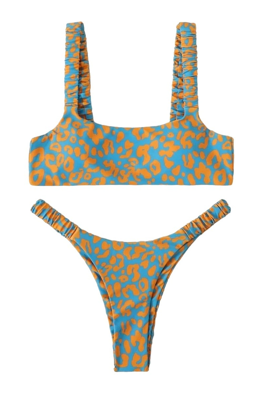 Y2k Cute Leopard Aesthetic Swimsuit