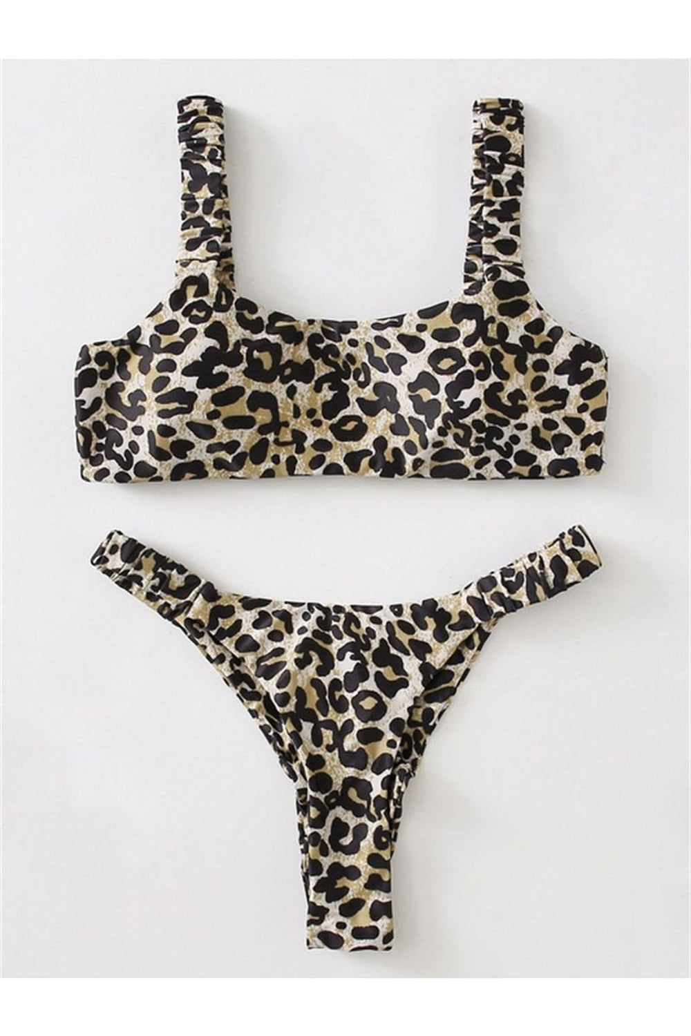 Y2k Cute Leopard Aesthetic Swimsuit