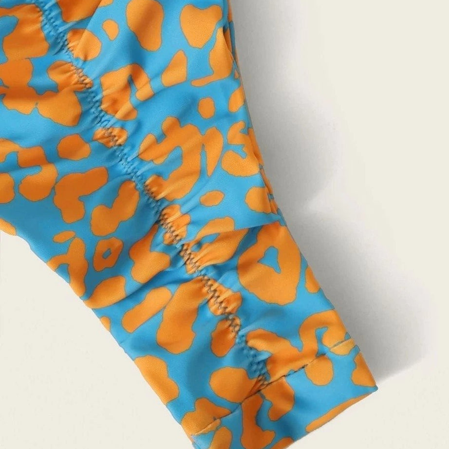 Y2k Cute Leopard Aesthetic Swimsuit