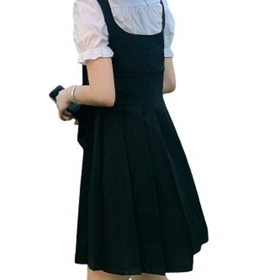 Y2k Cute Student Pleated Dress