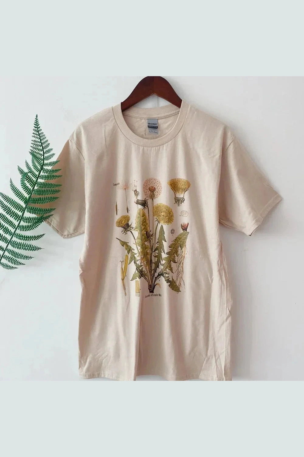 Y2k Dandelion Botanical T-shirt