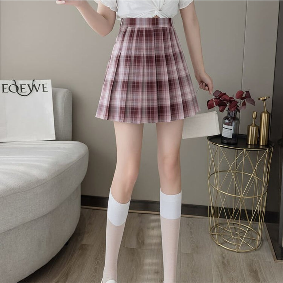 Y2k Dark Academia Autumn Skirt