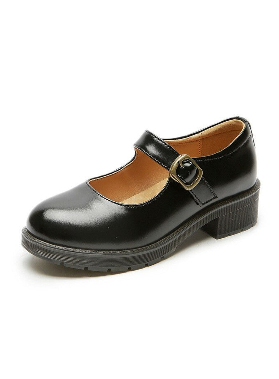 Y2k Dark Academia Mary Jane Shoes