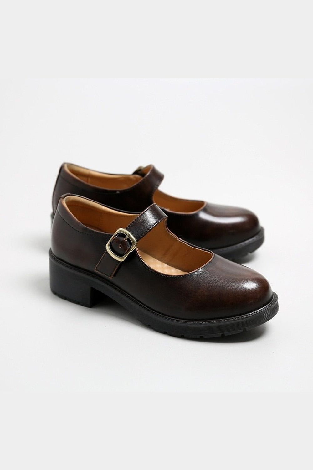 Y2k Dark Academia Mary Jane Shoes