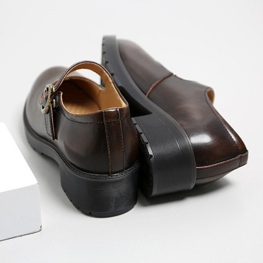 Y2k Dark Academia Mary Jane Shoes