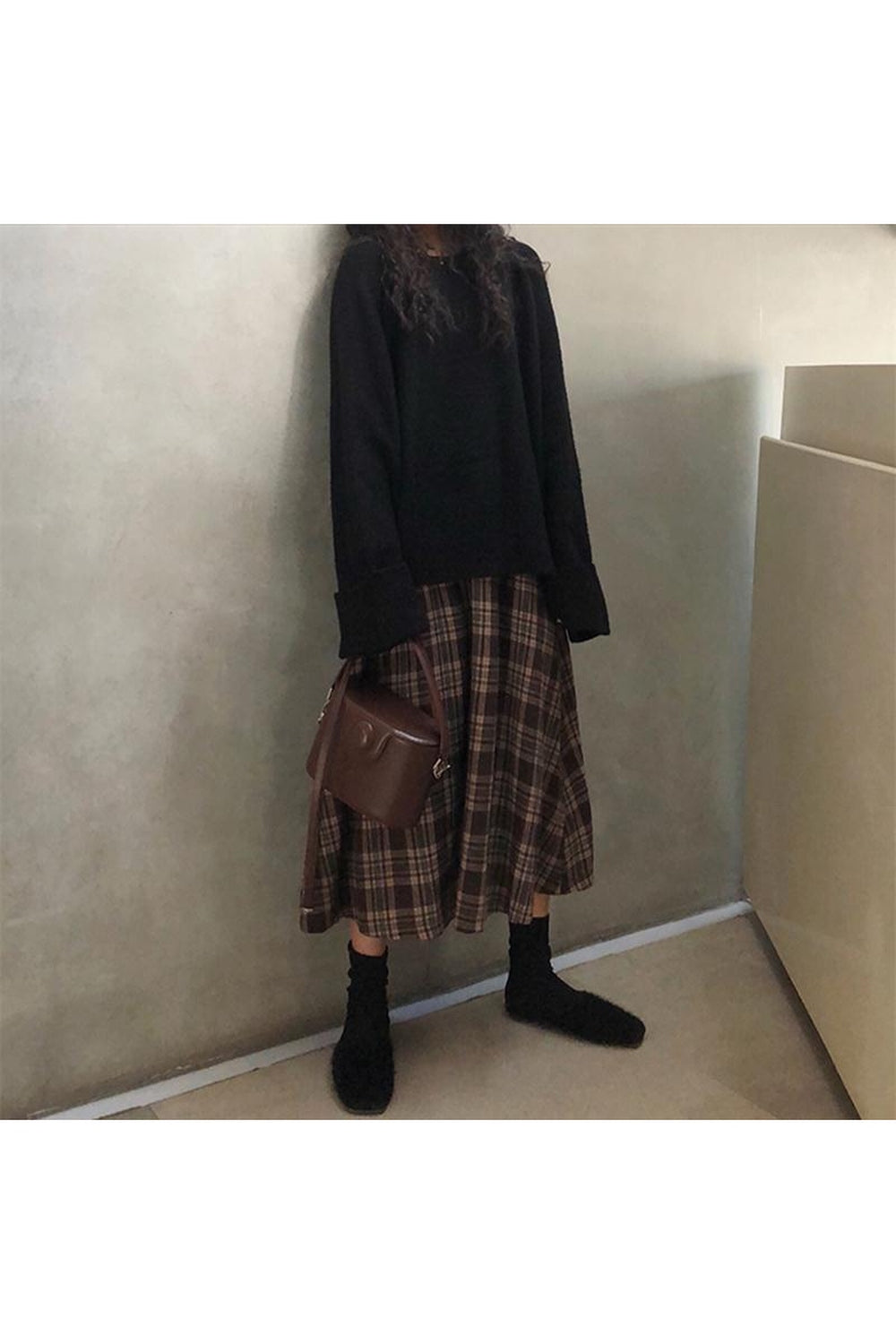 Y2k Dark Academia Vintage Skirt