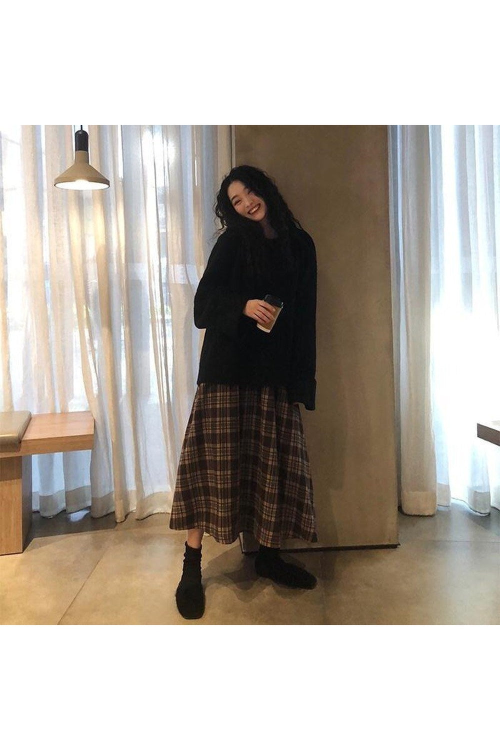 Y2k Dark Academia Vintage Skirt