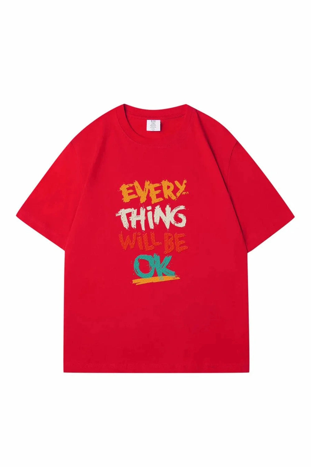 Y2k Dark Blue Casual T-shirt