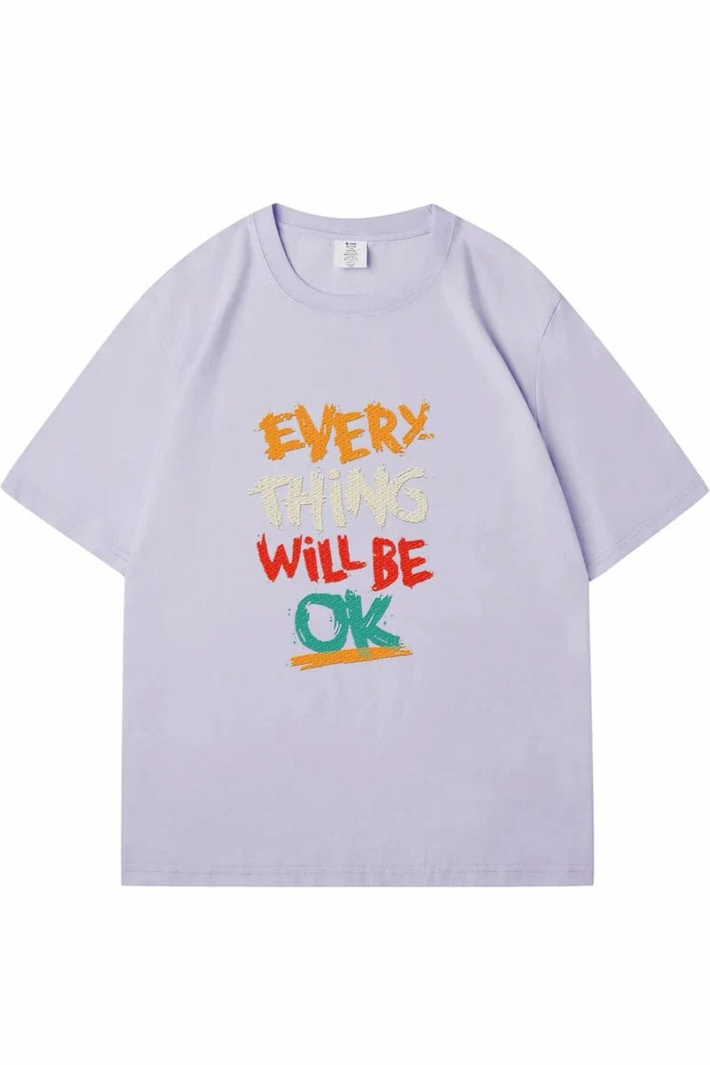 Y2k Dark Blue Casual T-shirt