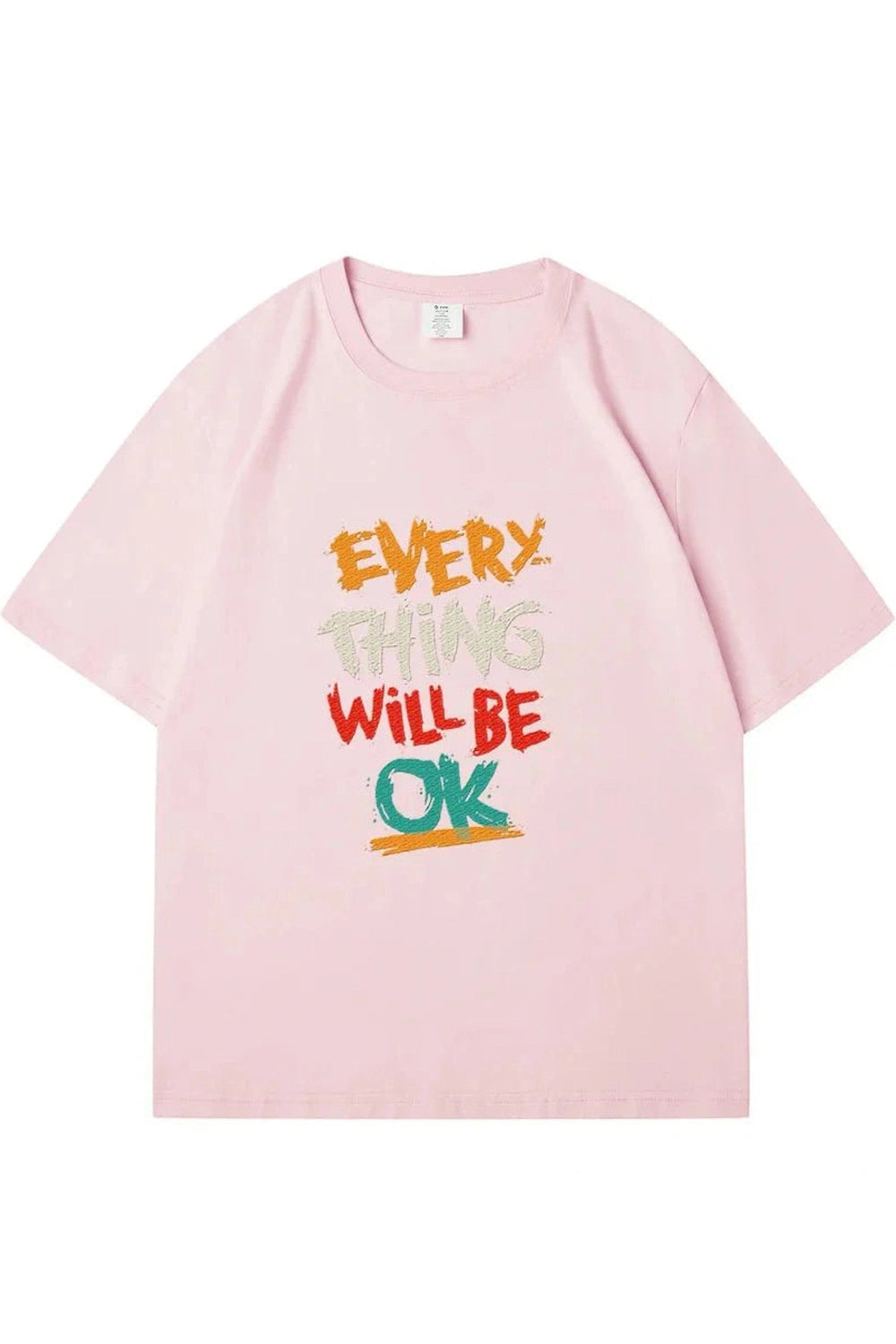 Y2k Dark Blue Casual T-shirt