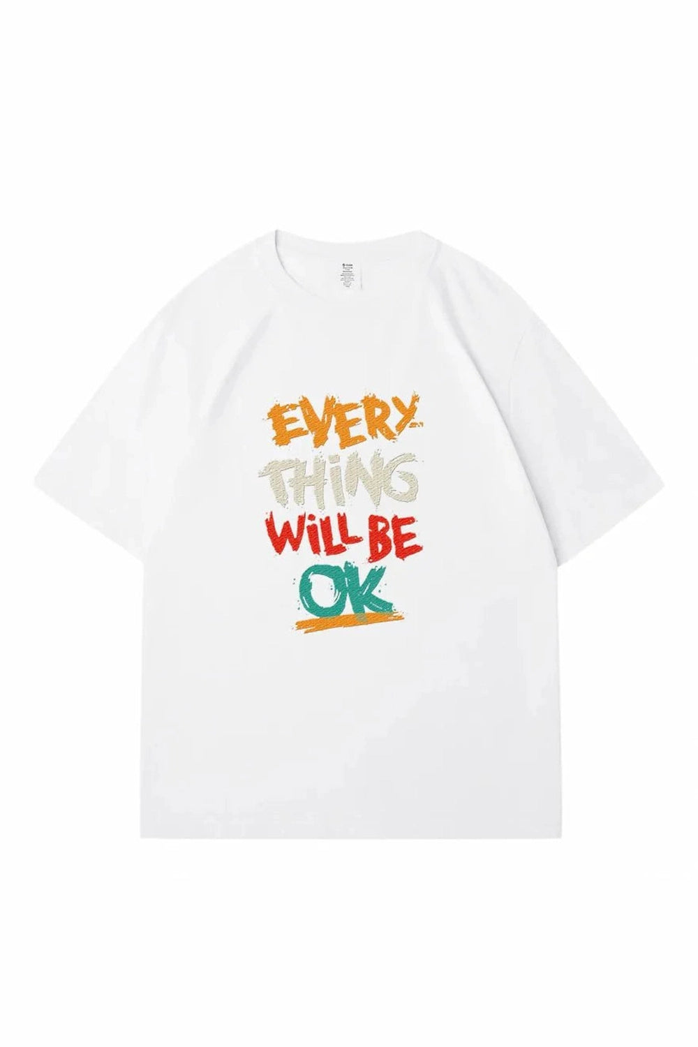 Y2k Dark Blue Casual T-shirt