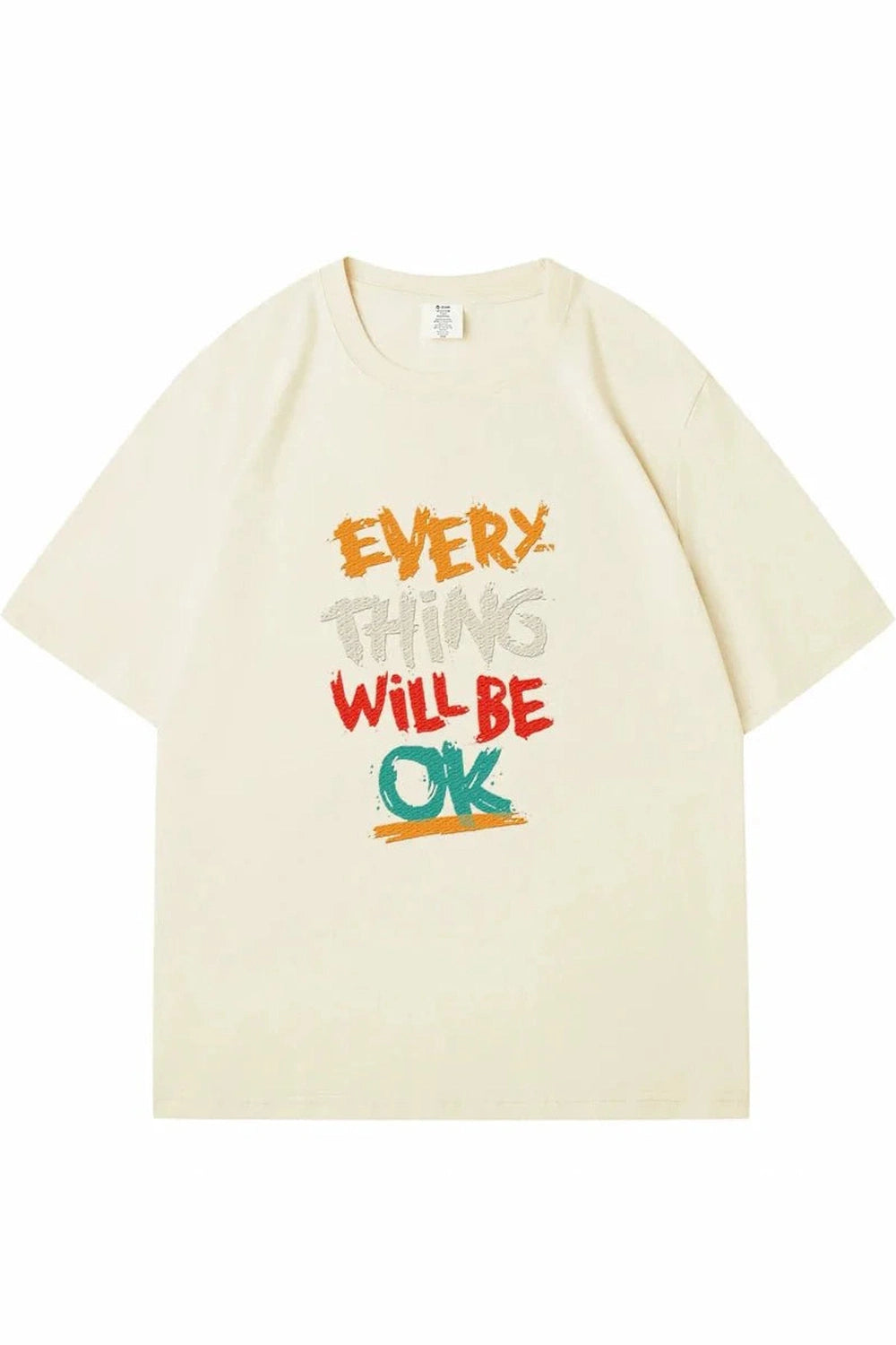 Y2k Dark Blue Casual T-shirt