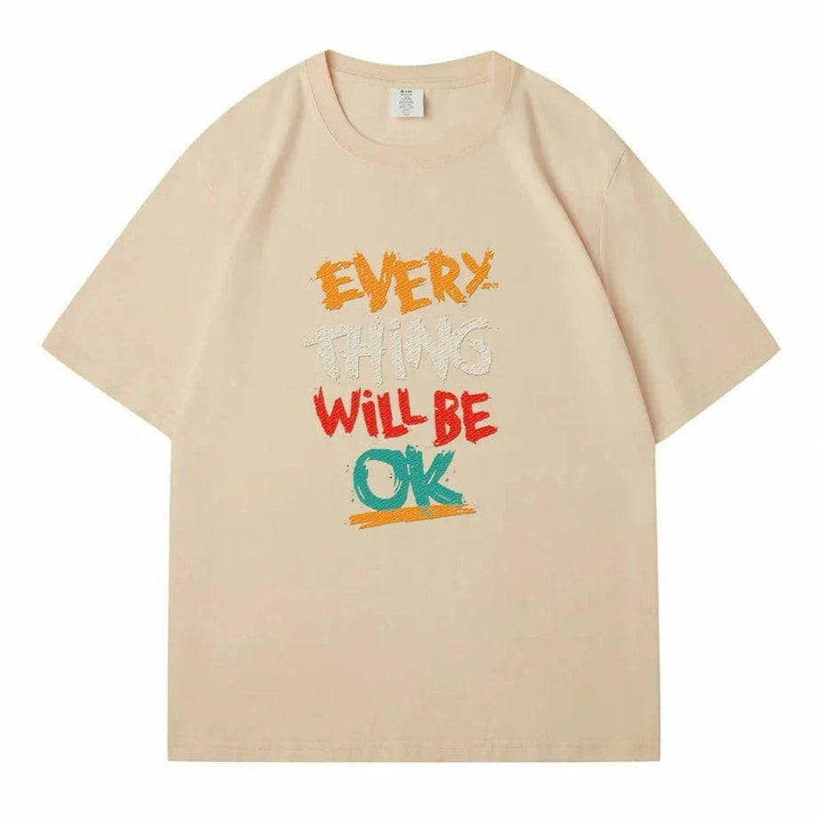 Y2k Dark Blue Casual T-shirt