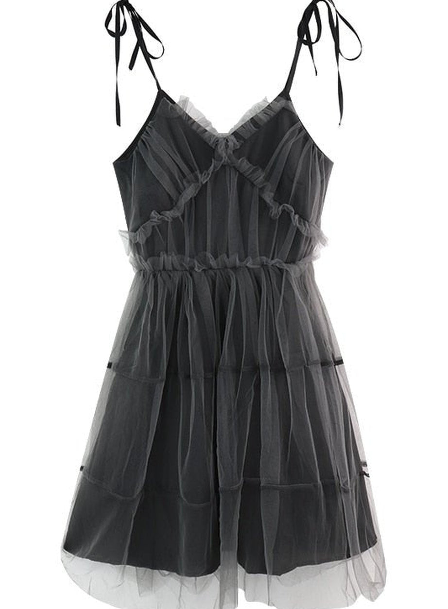 Y2k Dark Goth Elegant Dress