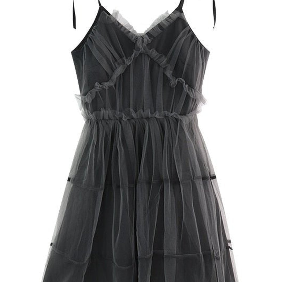 Y2k Dark Goth Elegant Dress