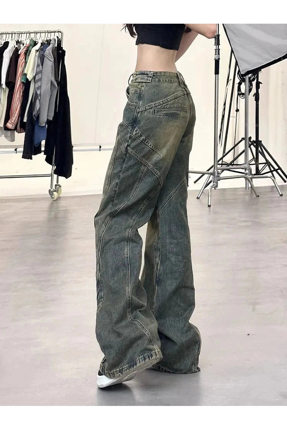 Y2k Denim Retro Wide Leg Jeans