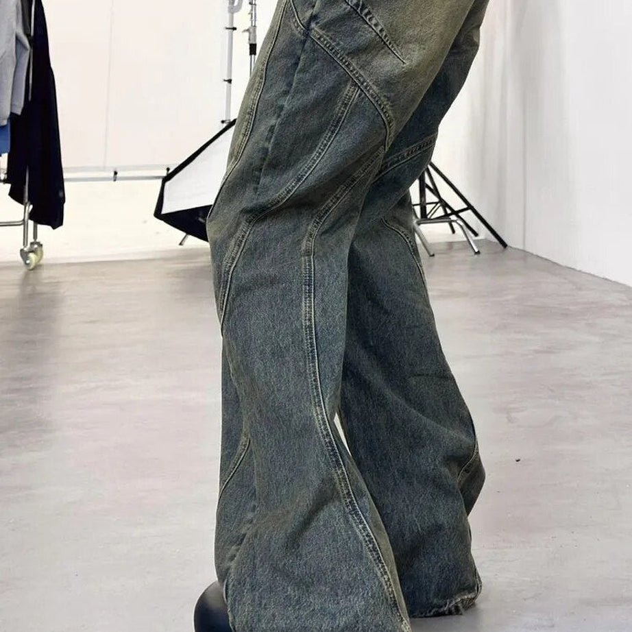 Y2k Denim Retro Wide Leg Jeans