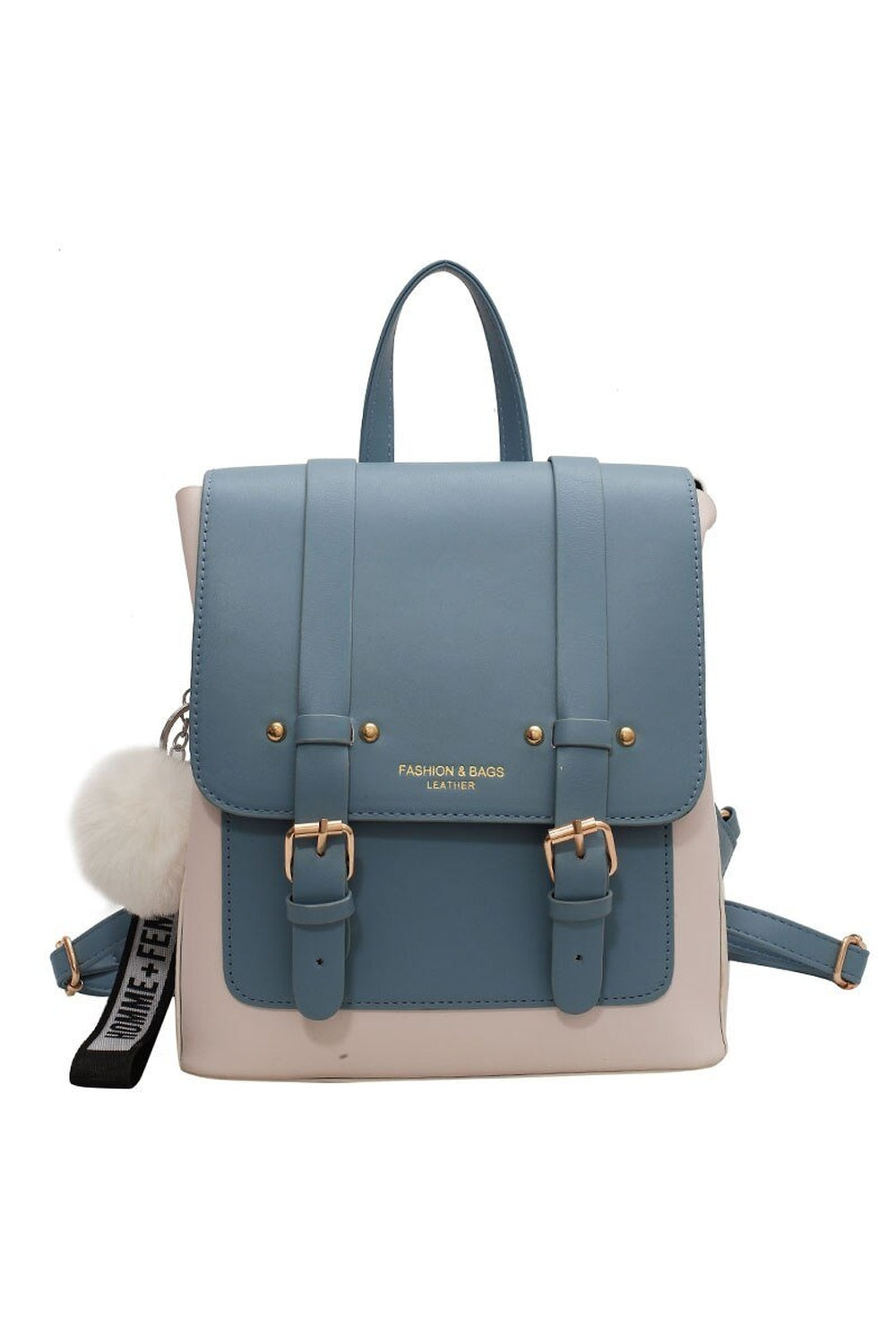 Y2k Designer Leather Travel Backpack