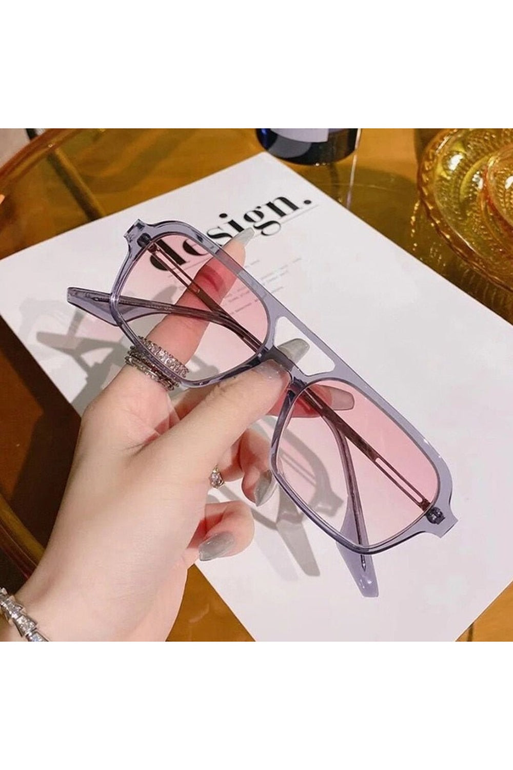 Y2k Double Bridges Sunglasses