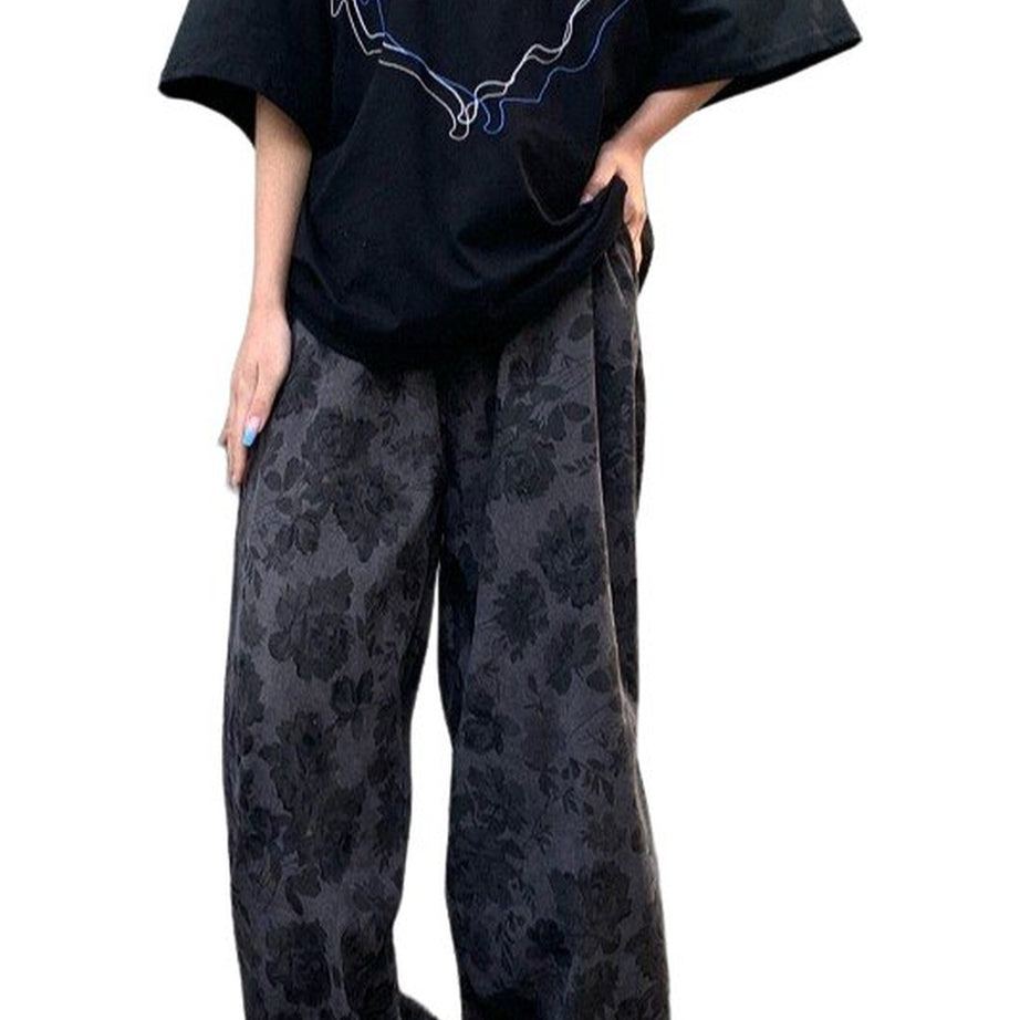 Y2k Downtown Style Wide Leg Pants