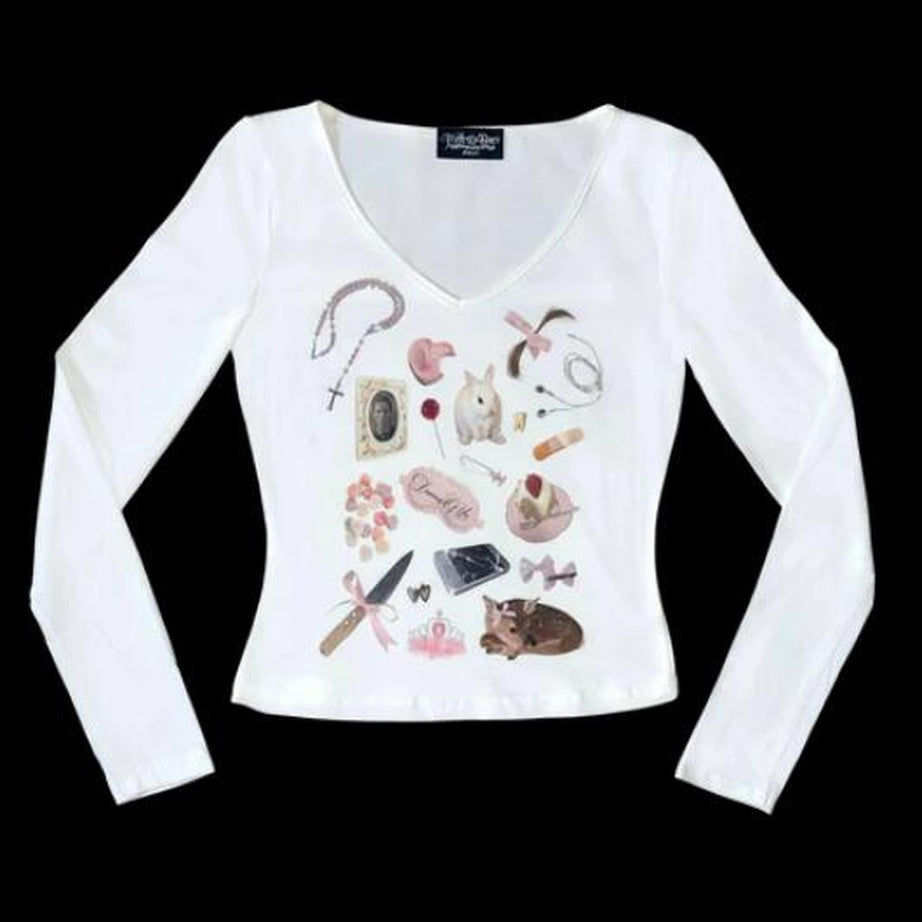 Y2k Dreamcore Cute Crop Top