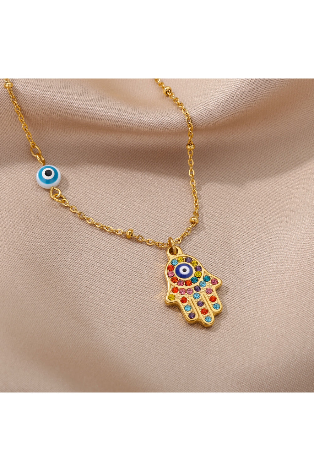 Y2k Dreamcore Evil Eye Necklace