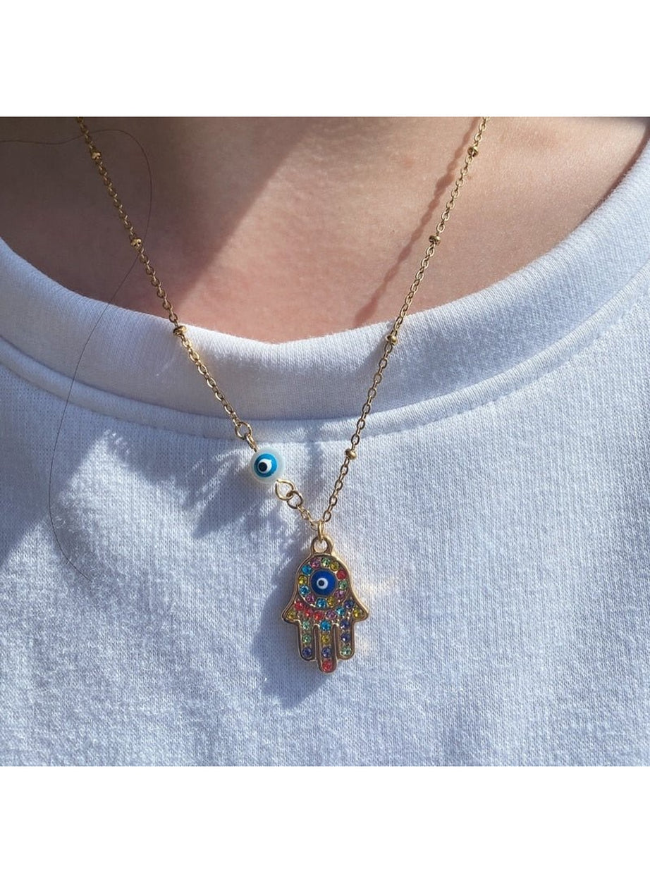 Y2k Dreamcore Evil Eye Necklace