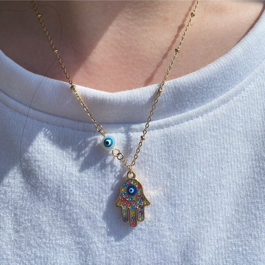 Y2k Dreamcore Evil Eye Necklace