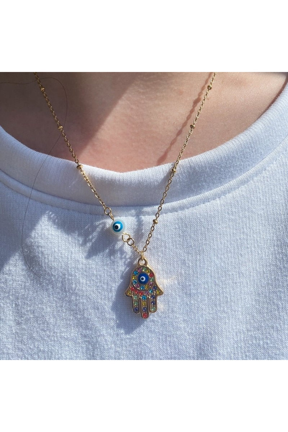 Y2k Dreamcore Evil Eye Necklace