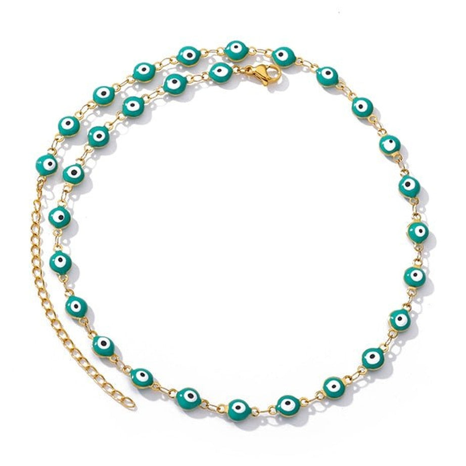 Y2k Dreamcore Evil Eye Necklace