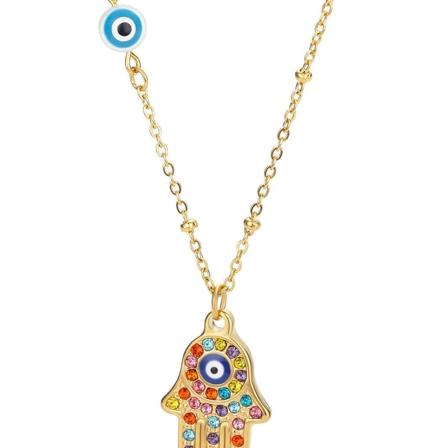Y2k Dreamcore Evil Eye Necklace