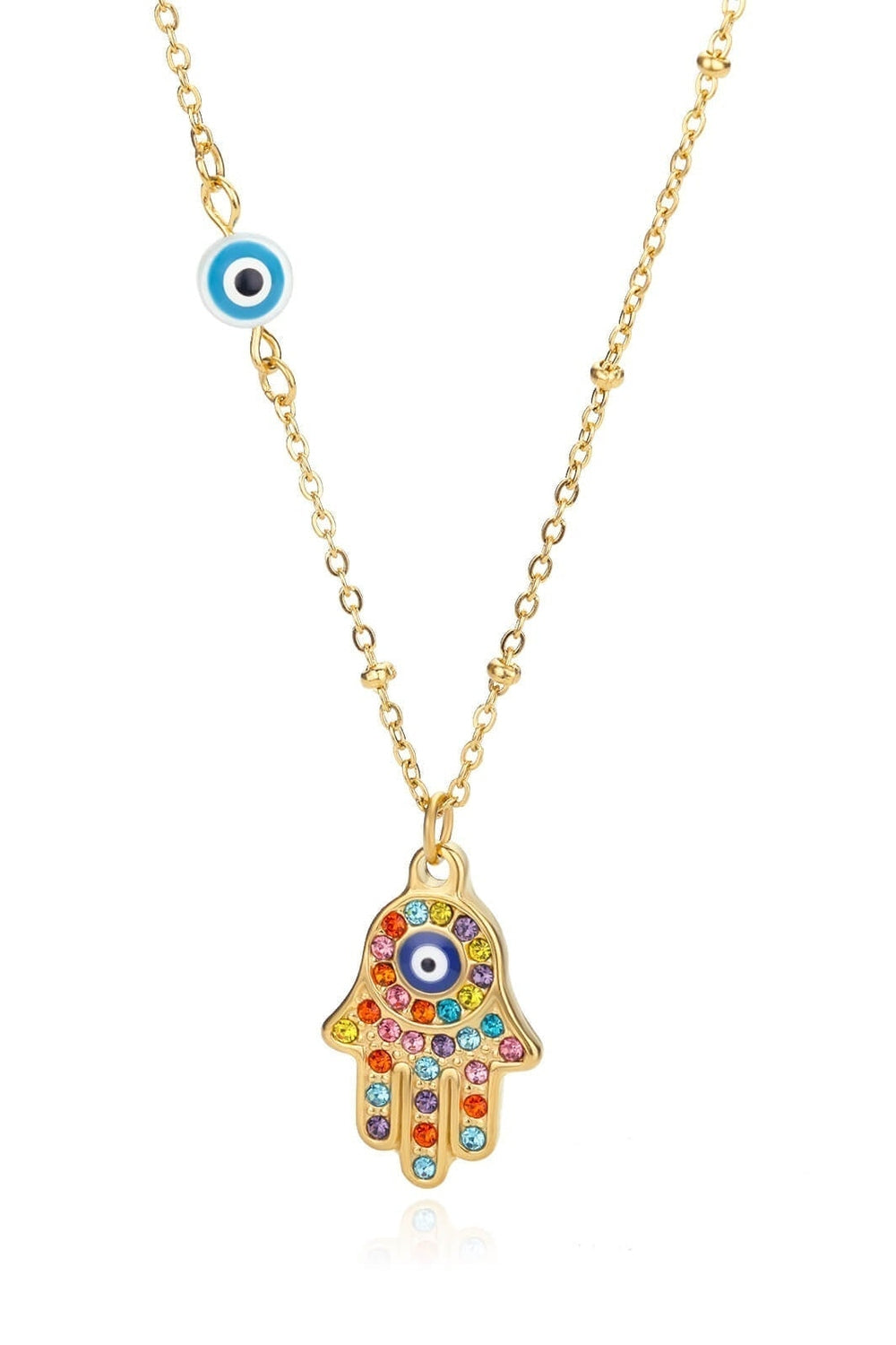 Y2k Dreamcore Evil Eye Necklace