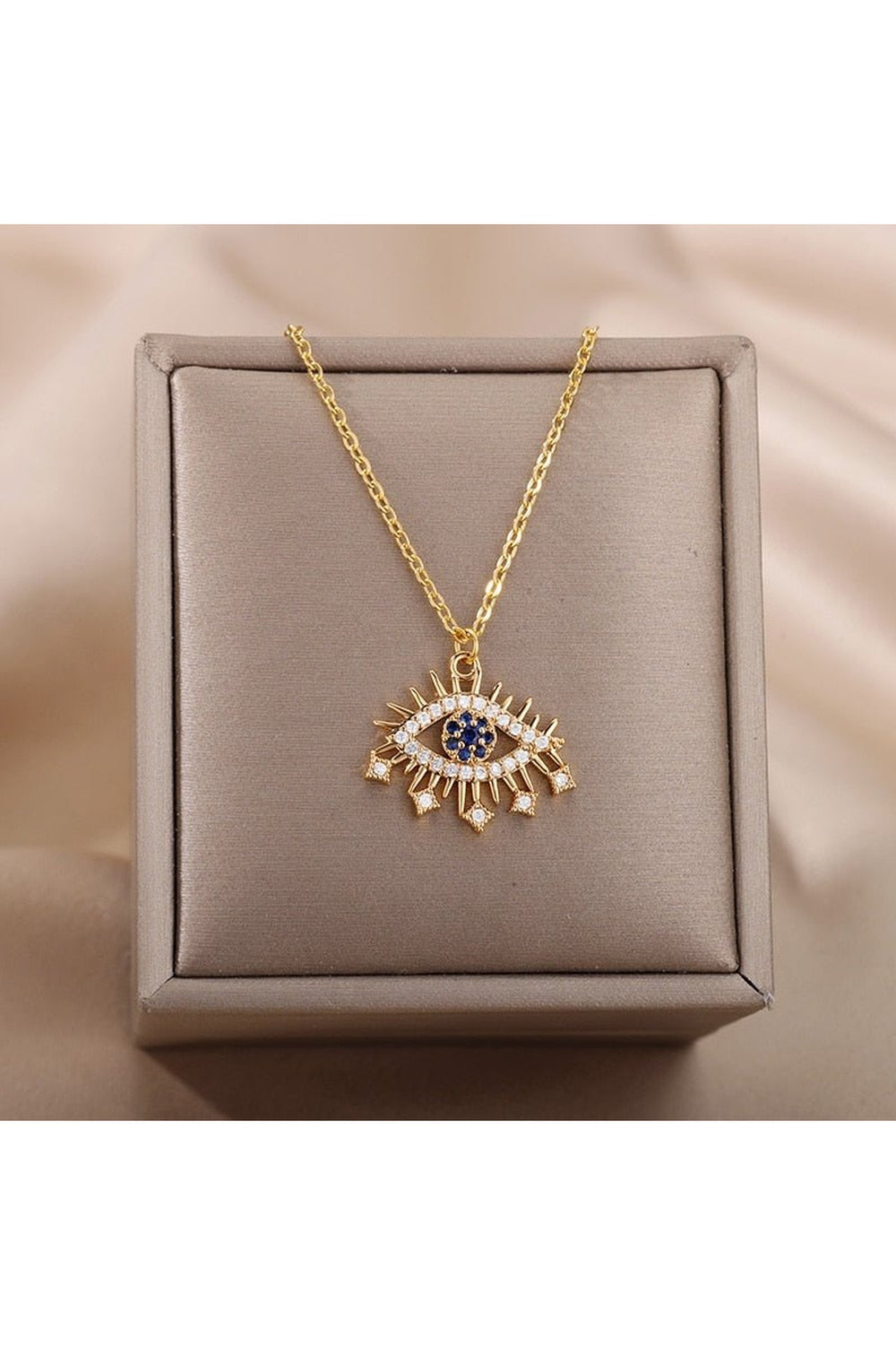 Y2k Dreamcore Evil Eye Necklace