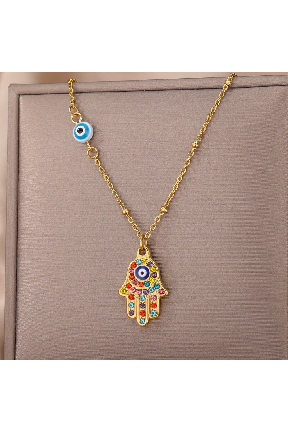 Y2k Dreamcore Evil Eye Necklace