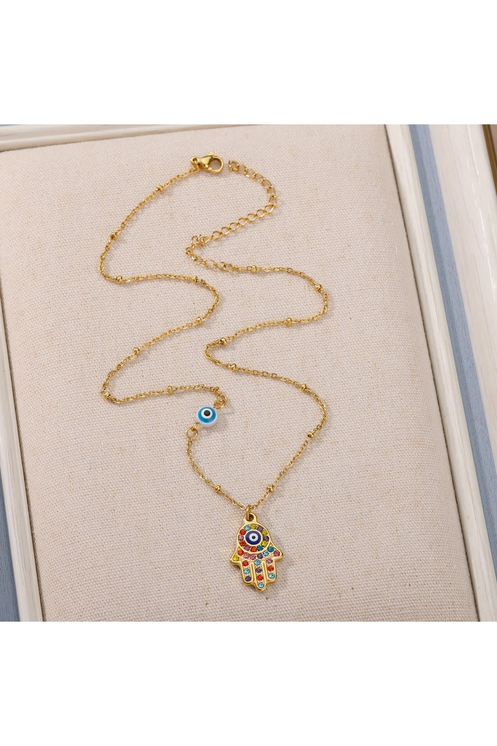 Y2k Dreamcore Evil Eye Necklace