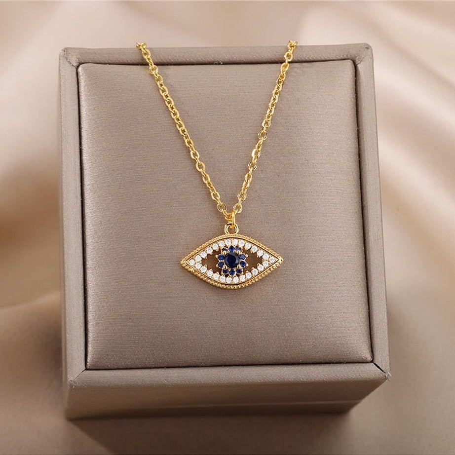 Y2k Dreamcore Evil Eye Necklace