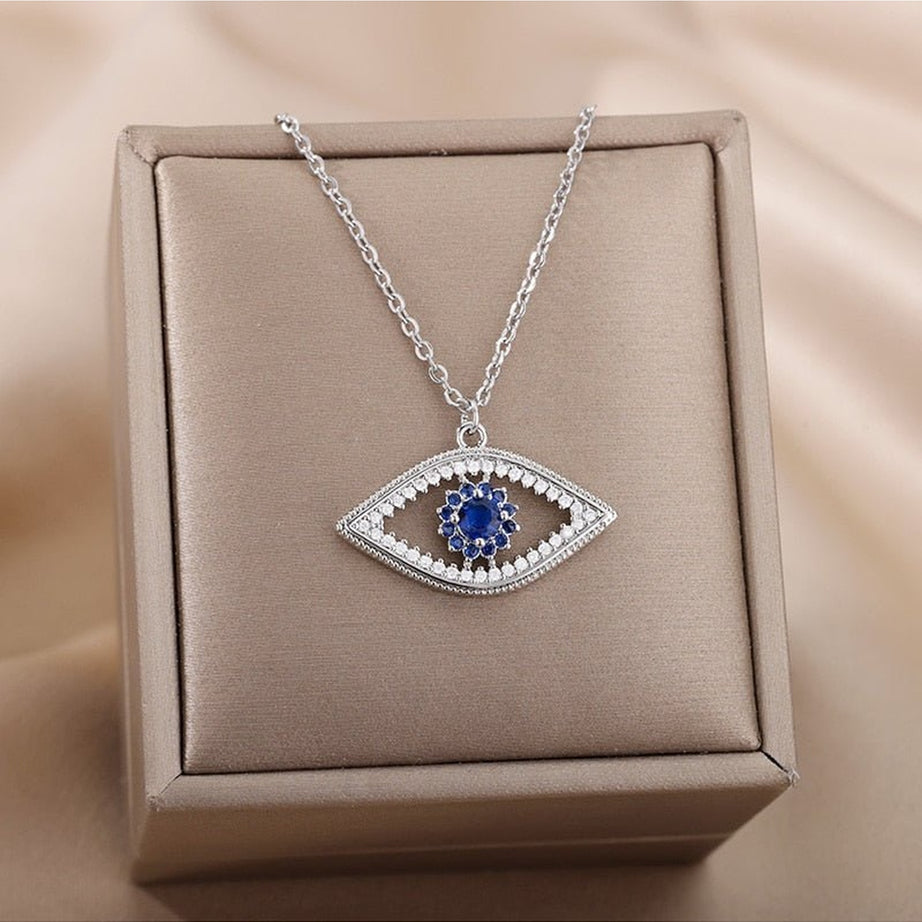 Y2k Dreamcore Evil Eye Necklace