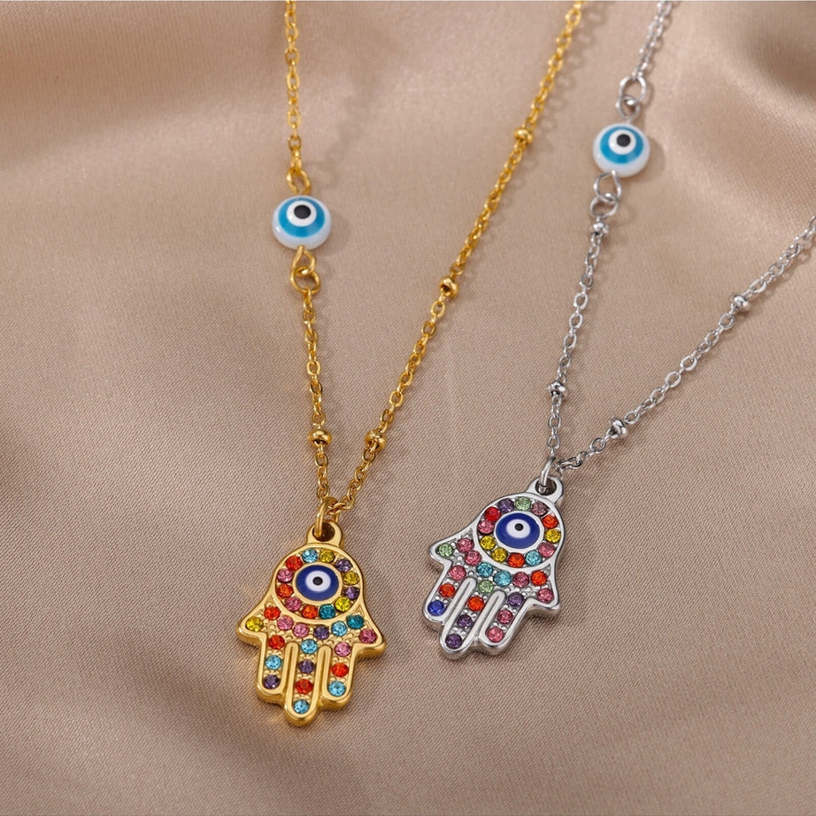Y2k Dreamcore Evil Eye Necklace
